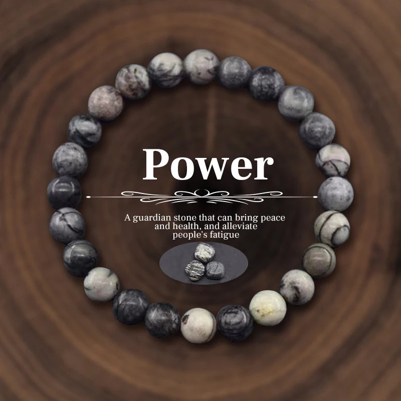 Natural Stone Crystal Beads Bracelet