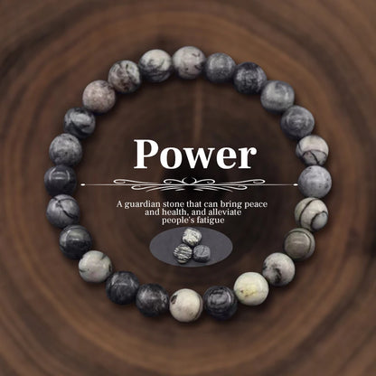 Natural Stone Crystal Beads Bracelet