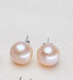 Genuine Freshwater Pearl Stud Earrings