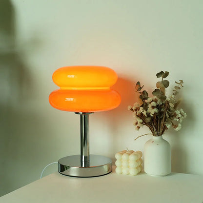 Macaron Glass Table Lamp Trichromatic