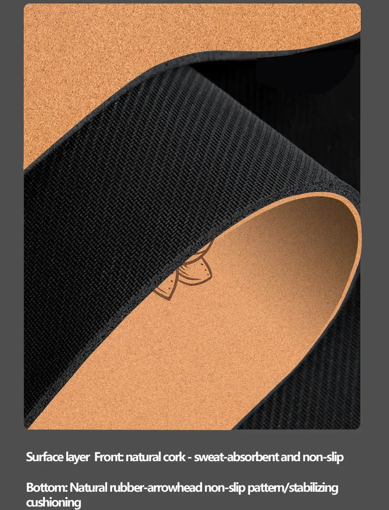 68Cm Cork Natural Rubber Mat