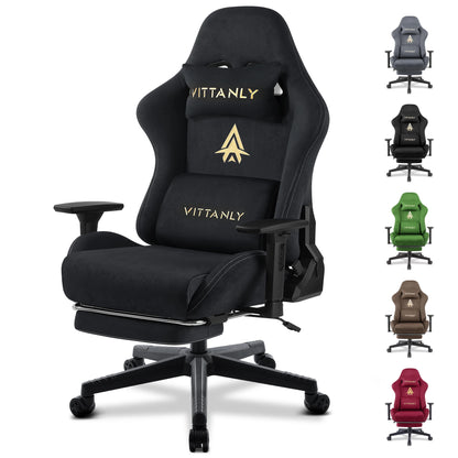 Kitinjoy Natural Suede Gaming Chair