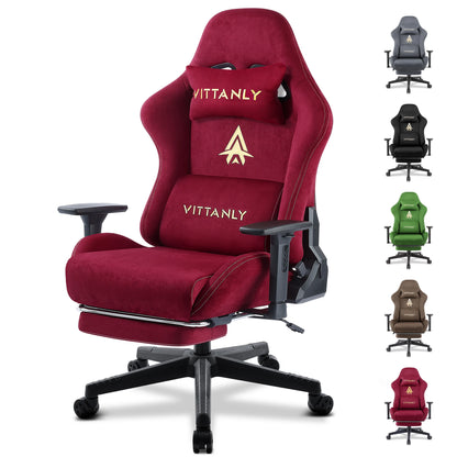 Kitinjoy Natural Suede Gaming Chair