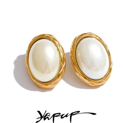 Yhpup Korean Yellow Simulated Pearl