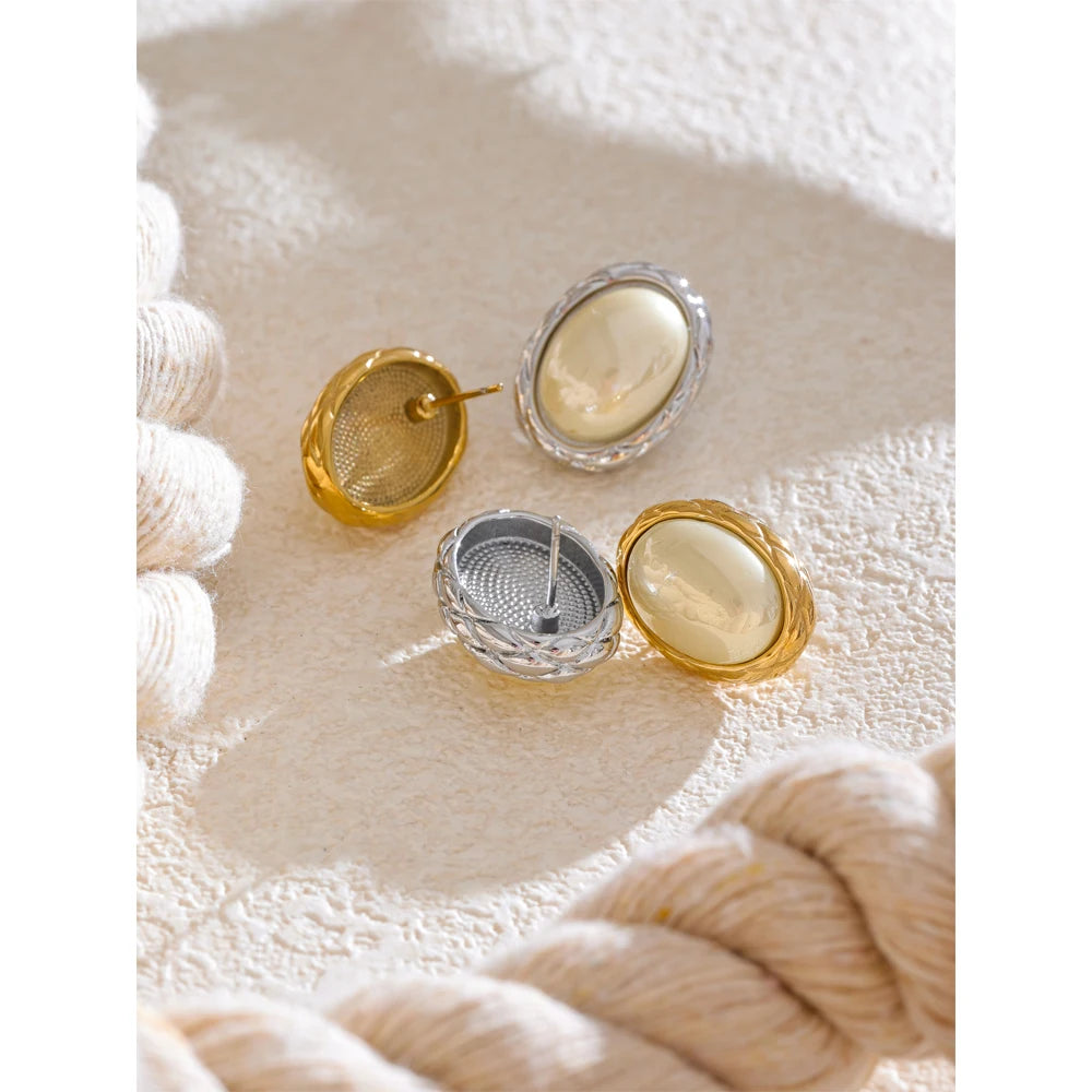 Yhpup Korean Yellow Simulated Pearl