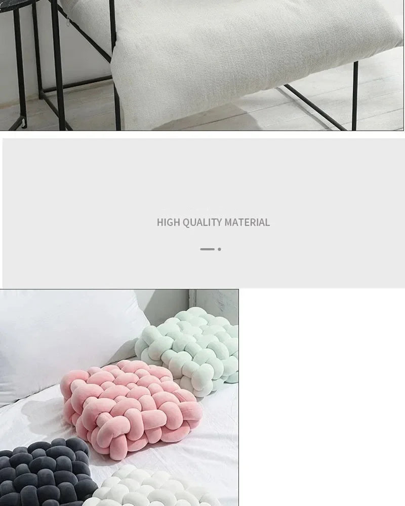 Knotted Square Cushion