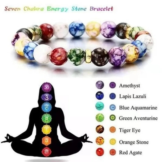 7 Chakra Healing Crystal Bracelet