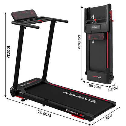 Citysports Pro Electric Folding Treadmill