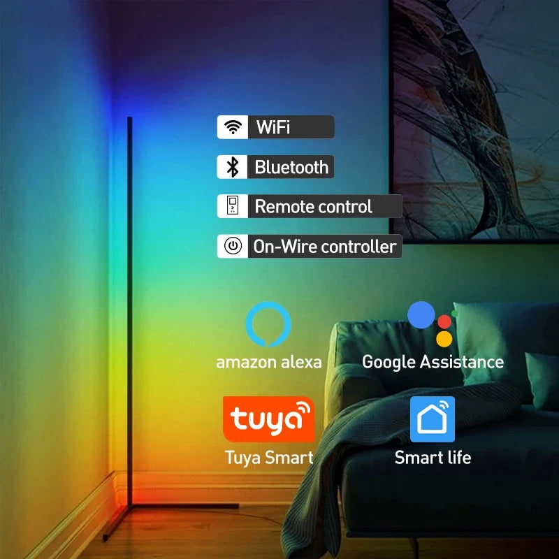 Rgb Led Floor Lamp 180Cm