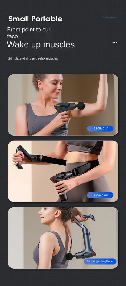 Multifunctional Muscle Relaxation Long-handle Massage Gun