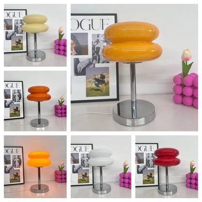 Macaron Glass Table Lamp Trichromatic