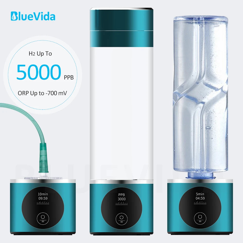 BlueVida New 8th Generation Hydrogen Water Generator Bottle