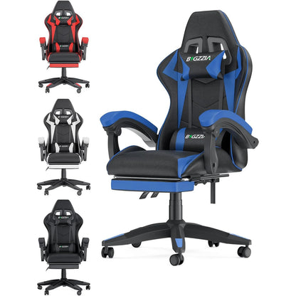 Gaming Chair With Footrest Gamer