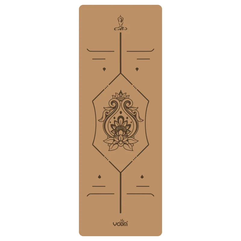 Natural Rubber Cork Yoga Mat