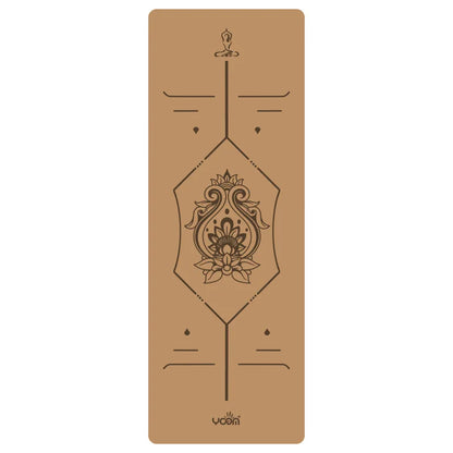 Natural Rubber Cork Yoga Mat