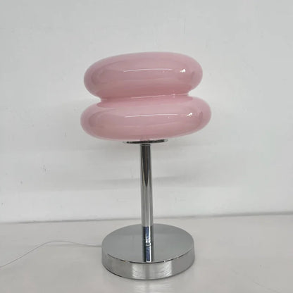 Macaron Glass Table Lamp Trichromatic