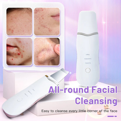 With Box Ultrasonic Skin Scrubber