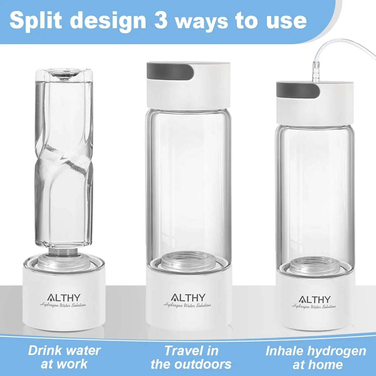 ALTHY Hydrogen Rich Water Generator Bottle