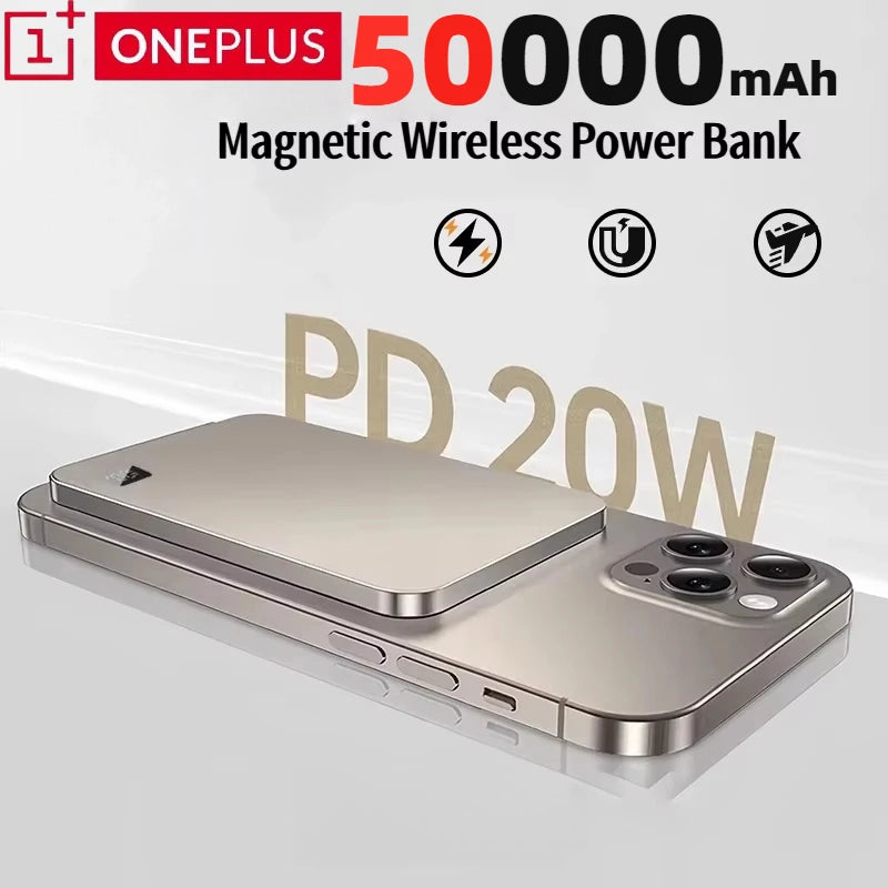 Oneplus 50000Mah Magnetic Portable Wireless